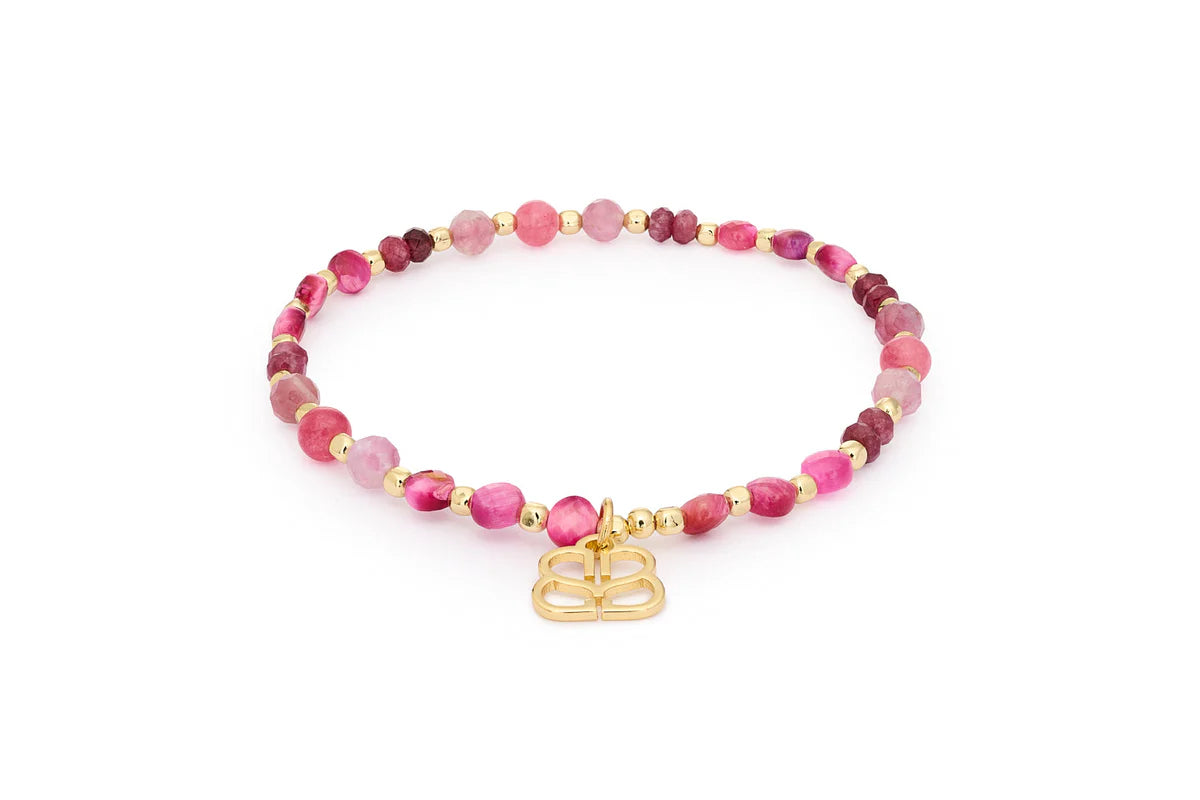 Laria Pink Tourmaline Gold Bracelet  image 0