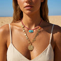 Kai Gold Disc Necklace image 0