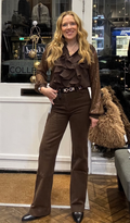 Joanna Chocolate Brown Jeans
