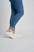 Pinns Slim Fit Ankle Grazer Jeans with Ankle Trim
