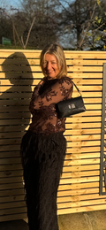Rimini Bamboo Clasp Small Leather Bag