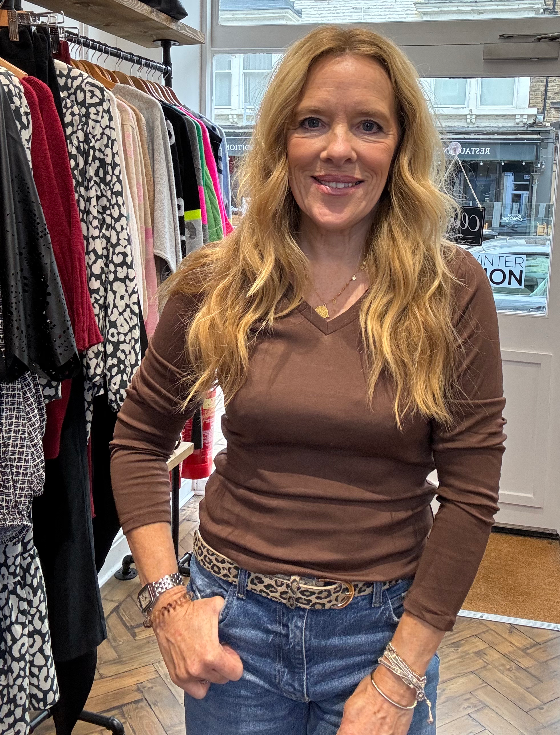 Base Layer V Neck Top