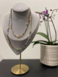 Dinny Delicate Semi Precious Stone Long Necklace