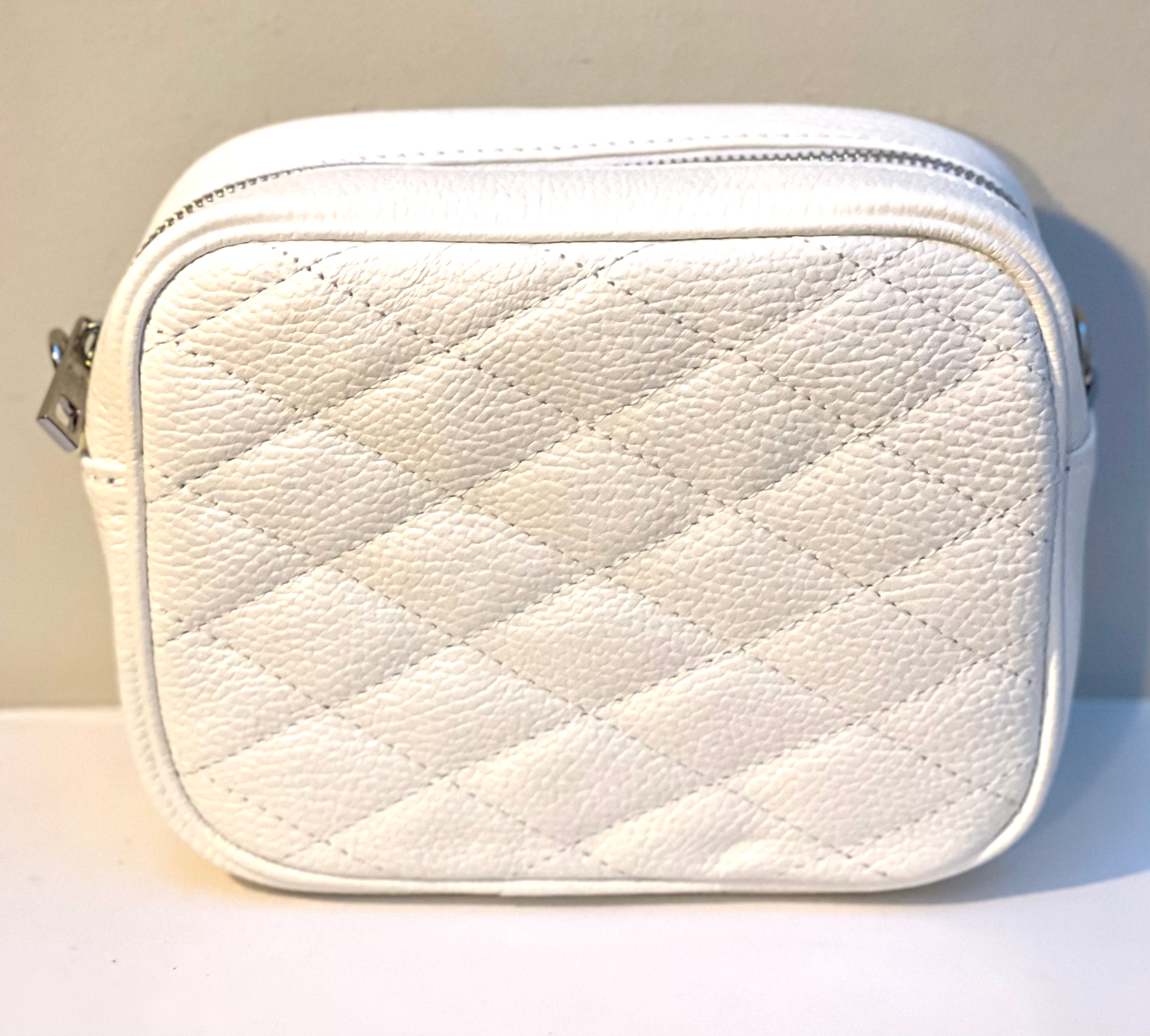 Pisa Italian Leather Quilted Camera Bag image 3