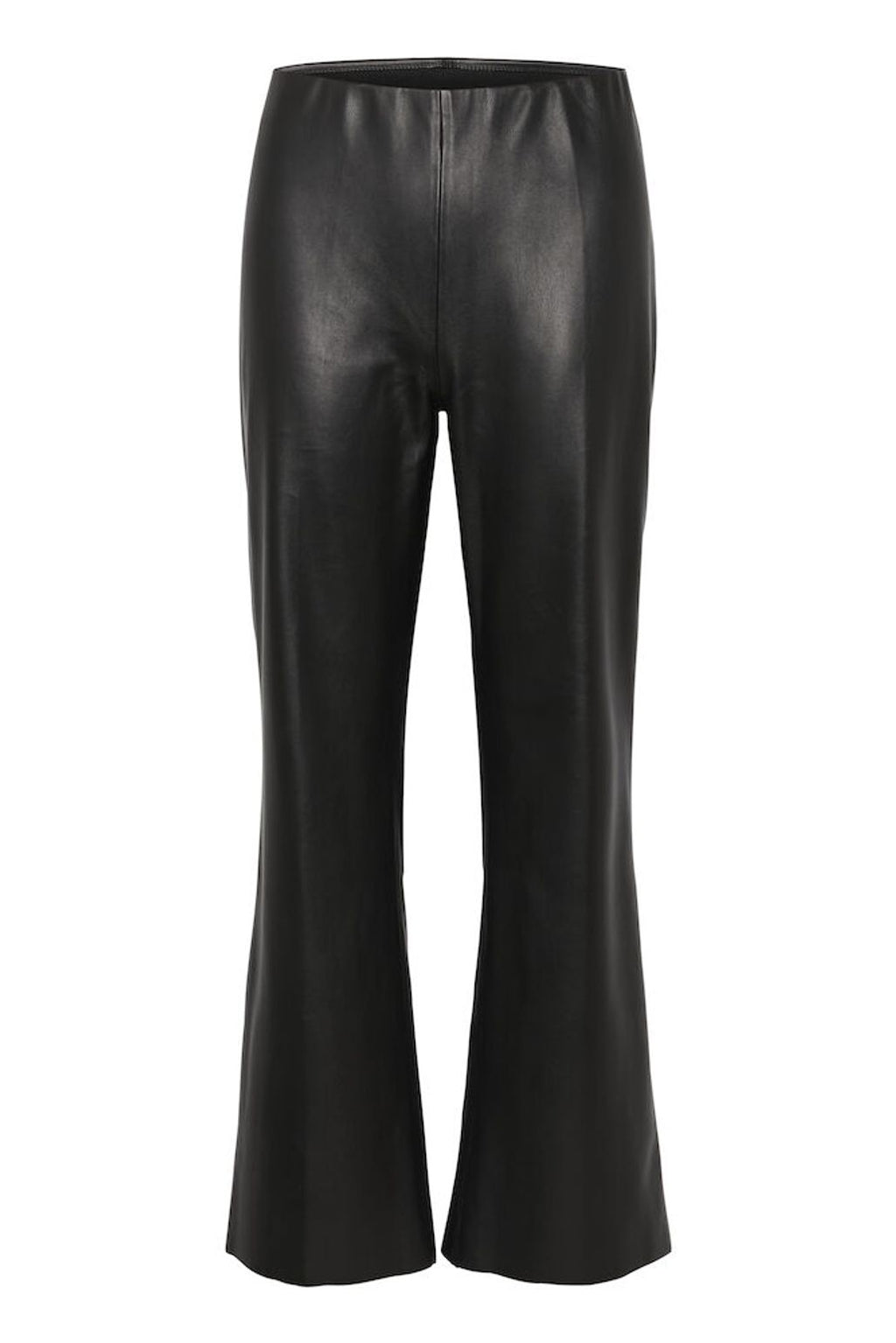 Saint Tropez Faux Leather Flared Trousers image 9