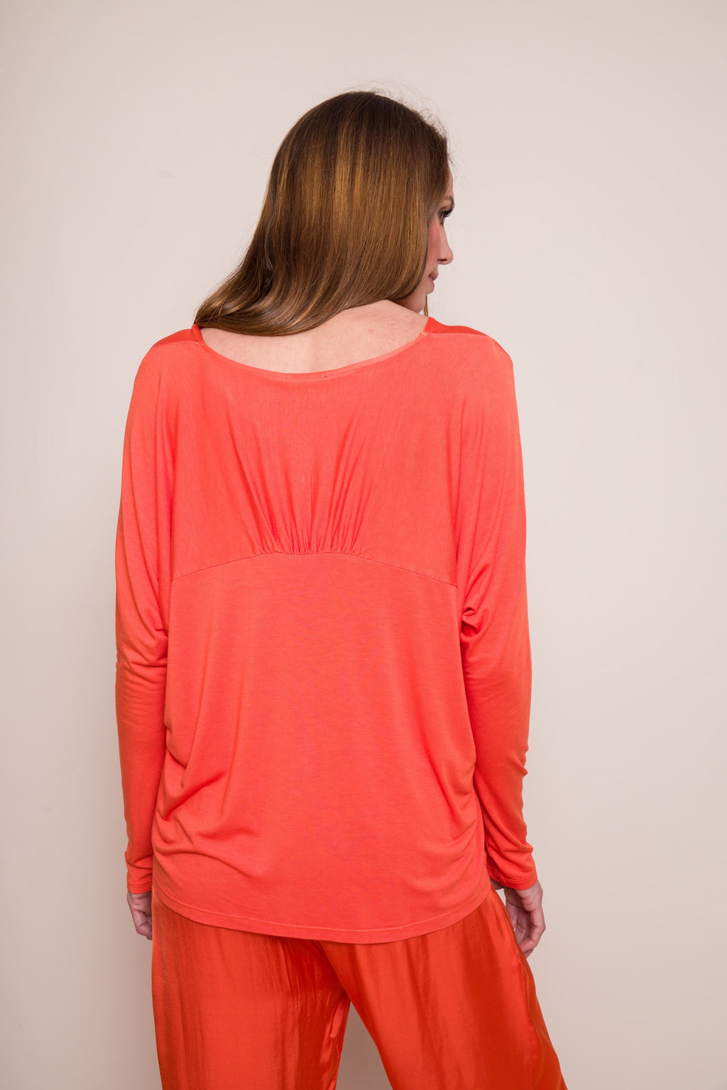 Wendi Satin Front Jersey Back Top image 4