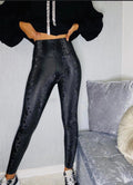 Python Print Leggings image 0